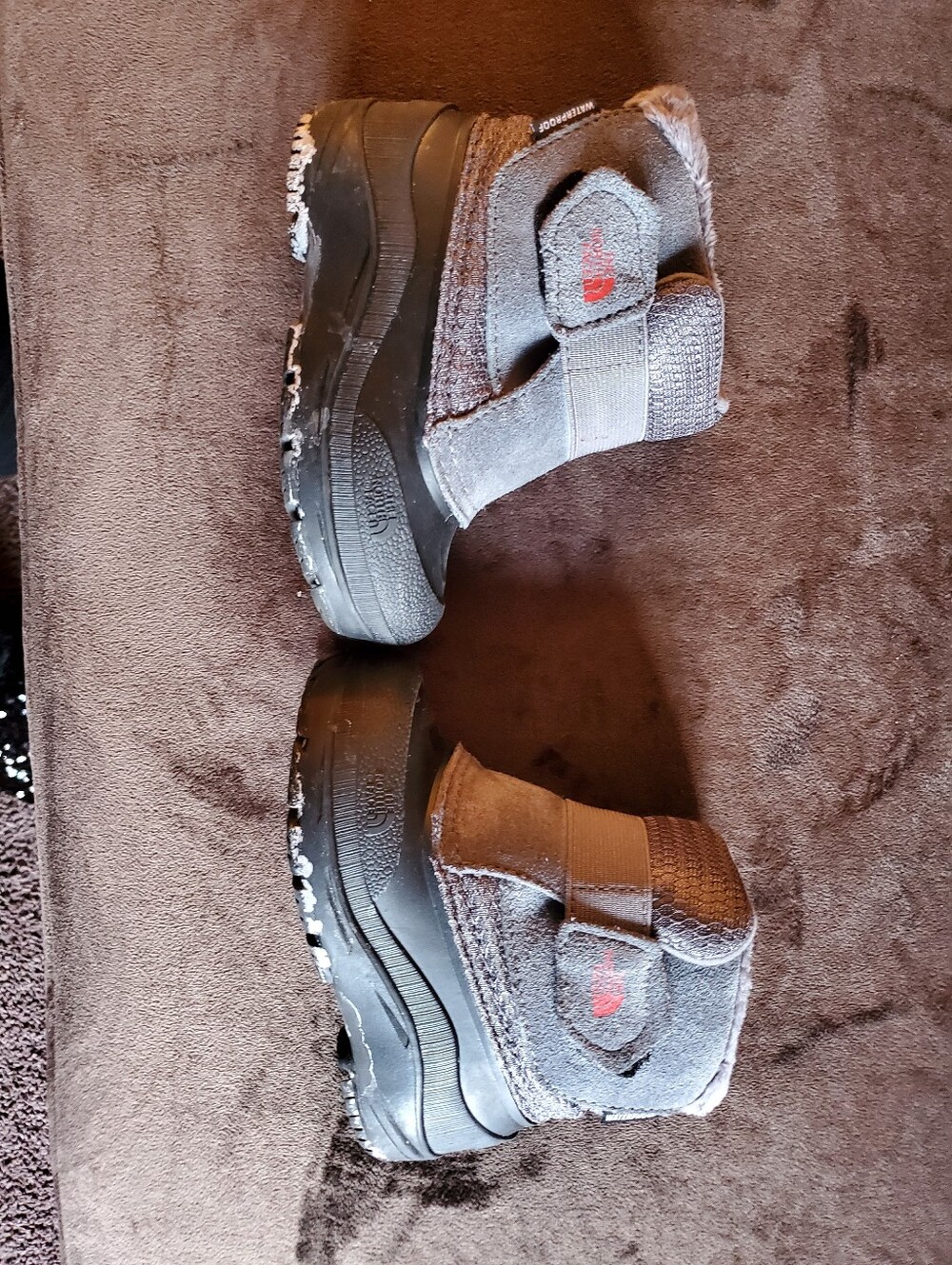 The North Face Kids Gray Winter Booties with Elastic Strap - Picture 7 of 7